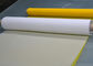 50 بوصة 80 طن البوليستر شاشة الطباعة شبكة للسيراميك الطباعة، أبيض / أصفر اللون المزود