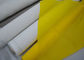 أبيض / أصفر 100٪ حيدة شبكة البوليستر للنسيج الطباعة 120T - 34 المزود