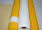أبيض / أصفر حيدة مرشح قماش، شاشة شبكة نسيج 258cm عرض المزود
