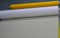 165T-31 شاشة الحرير شبكة لفة ل بب / زجاج الطباعة، أبيض / أصفر اللون المزود